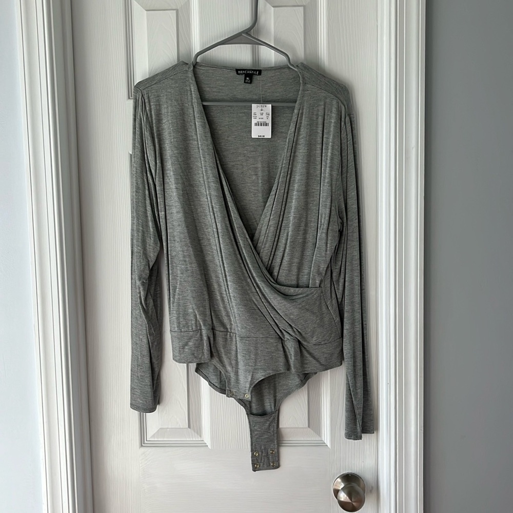 Jcrew Factory Gray Bodysuit